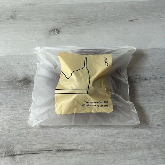 Truekind Supportive Comfort Wireless Shaping Bra in Chocolate NWT in packaging - Picture 4 of 7